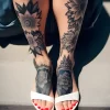 Idee tatuaggi donna per le gambe