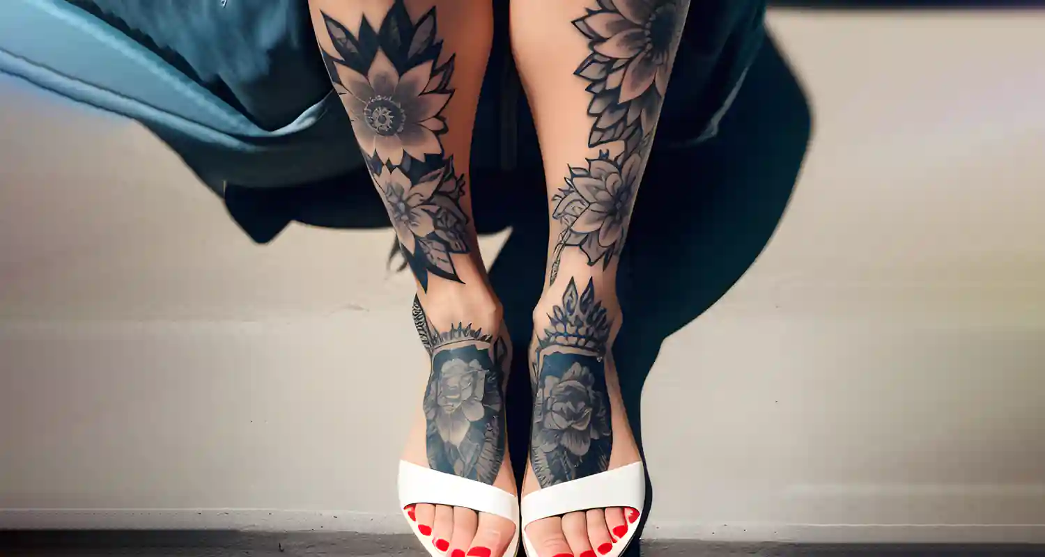 Idee tatuaggi donna per le gambe